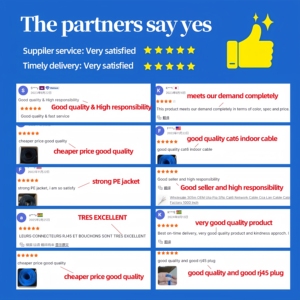 Cable de conexión de categoría 5 Cable de red Ethernet Rj45 Cables de puente Cable Lan Cat5 <span class=keywords><strong>Cat5e</strong></span> Cobre Fabricantes - Product Image 5