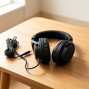 Audfine MR801S <span class=keywords><strong>Auriculares</strong></span> Over-Ear Profesionales para Monitoreo, para Consolas de Mezcla, CDJ y Monitoreo en Estudio Informático - Product Image 6