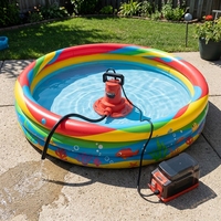 Pompe submersible sans fil 18 V 5000 L/H