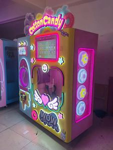 OEM Electric Automatic Engine-Powered Commercial Cotton <b>Candy</b> Floss Making Vending <b>Machine</b> for Snack Food Factory Use 180kg 1 - Product Image 2