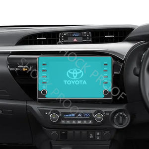 Protector de pantalla de navegación para coche <span class=keywords><strong>Toyota</strong></span> para <span class=keywords><strong>Toyota</strong></span> Camry Anti Shock Anti Scratch Glare Protector de pantalla táctil - Product Image 5