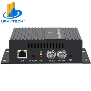 URay H.264 SD HD 3G SDI到IP SRT编码器HD-SDI视频流编码器IPTV直播编码器为Youtube Facebook Wowza通过RTMP