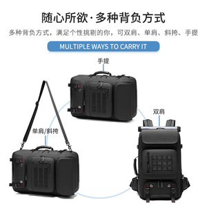 Outwalk Men's <b>Backpack</b> <b>Large</b> Capacity Outdoor Hiking Travel Bag With Laptop Compartment Multi-functional Business Trip <b>Backpack</b> - Product Image 2