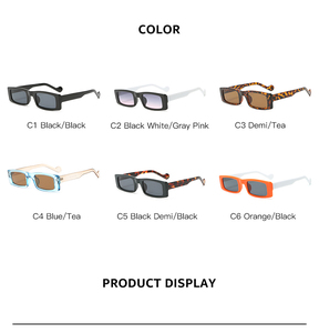 Kính Mát Banei Unisex Hình Chữ Nhật Bằng Nhựa Thời Trang Thiết Kế Mới Uv400 Đàn Ông Phụ Nữ Đầy Màu Sắc Cổ Điển Sunglass Retro Matrix Neo - Product Image 6