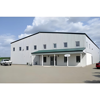Bâtiment en structure métallique à prix compétitif, entrepôt préfabriqué, structure en acier pour entrepôt