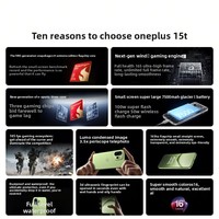 Nouveau OnePlus 15T original, 5e génération, Qualcomm Snapdragon 8 Octa Core, écran AMOLED de 6,3 pouces, charge rapide 100W, IA, 5G, gaming haut de gamme