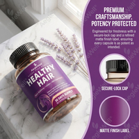 AegleWell OEM Vitamines pour Cheveux, Peau et Ongles en Capsules - Cure de 30 Jours, Formule Biotine, Collagène et MSM, Supplément de Croissance Capillaire à la Biotine