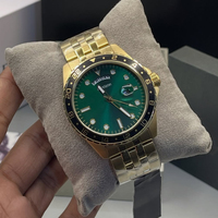 Montre de plongée classique pour homme, mouvement à quartz, bracelet de 22 mm, boîtier argenté, lunette rotative en acier inoxydable, aiguilles luminescentes, montre décontractée