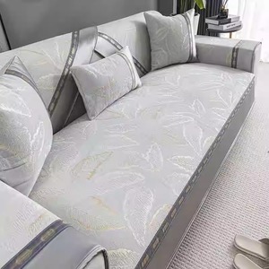 Chenille <b>Sofa</b> Cushion 145-185Cm Printed Anti-Slip Seat <b>Cover</b> <b>For</b> Living Room <b>Sofa</b> Protection - Product Image 4