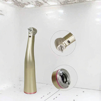 Pièce à main dentaire LED de haute qualité certifiée CE Classe II, turbine céramique électrique en acier avec spray 3 voies et bouton-poussoir