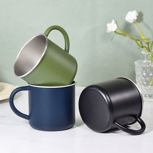 Taza de Agua Personalizada de 400 ml, de Acero Inoxidable 304, con Tapa y Asa, para Estudiantes, Hogar, Oficina, Niños, Grado Alimenticio - Product Image 2