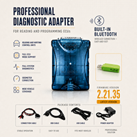 Adaptateur de diagnostic SM2 PRO J2534 Bluetooth OBD2, programmeur ECU, scanner de diagnostic automobile pour la lecture et la programmation de l'ECU