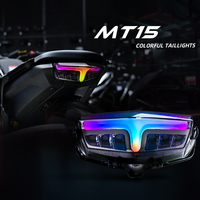 Feu arrière LED intelligent contrôlé par application avec fonctions de freinage et de clignotant pour accessoires moto Yamaha MT15 2019-2024