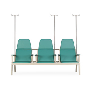 Sillas de espera para hospitales Hengfa Yumin con postes, asientos en fila, reposabrazos, silla multiplaza para área de descanso pública HF-Y301B3 - Product Image 3