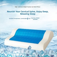 Modernes Festes Gel-Memory-Foam Nackenstützkissen mit Wellenform Langsam Rückfedernd für Einzelpersonen Unisex Studenten