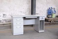 Meubles de bureau en acier inoxydable, chaise pour photos, table d'ordinateur