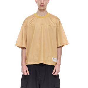 T-shirts personnalisés, T-SHIRT EN MESH, couture sur la poitrine et le dos, logo brodé, collection personnalisée, patch, coupe ample, T-shirt surdimensionné pour homme - Product Image 5