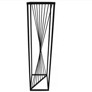 Support à fleurs en métal chromé noir pour la décoration de la maison et des mariages, avec trou de drainage pour utilisation en <span class=keywords><strong>jardin</strong></span> - Product Image 3