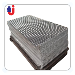 Shijie thương hiệu 1060 3003 5052 hợp kim 5754 nhôm Tread Checker tấm cho trailers chống trượt ISO9001 chứng nhận cắt/Hàn - Product Image 1
