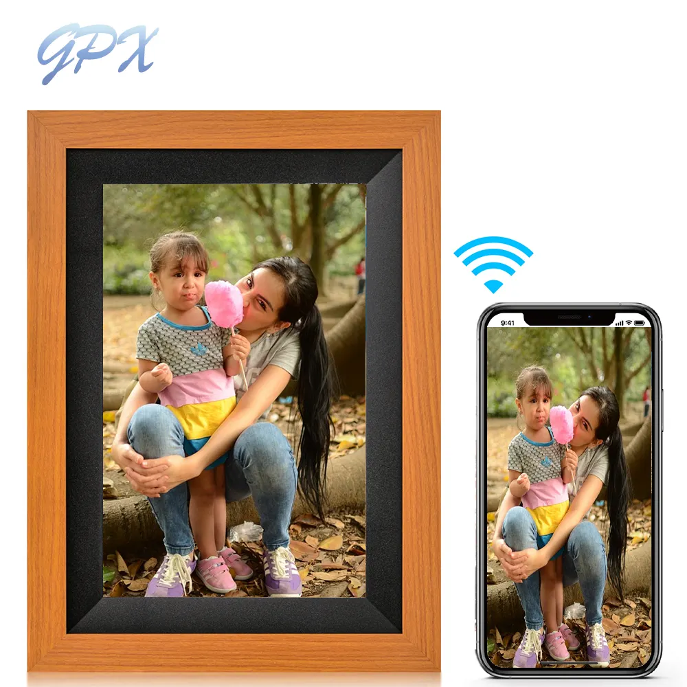 10.1 OEM Small Size Mini LCD wifi Digital Photoframe Electric Photo Picture Frame With Video Loop digital photo picture frame