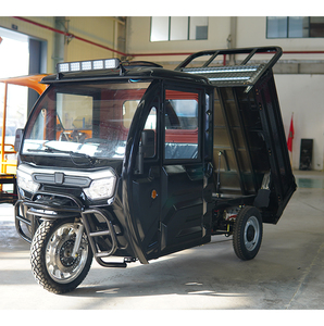 <span class=keywords><strong>Tricycle</strong></span> Électrique Cabine 3 Roues 2000W 3000W Robuste Semi-fermé pour le Transport de Marchandises Stock UE - Product Image 4