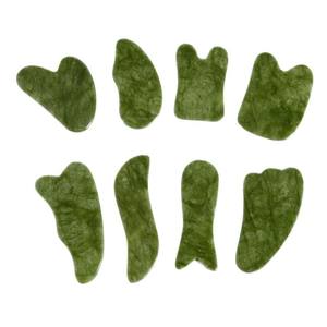 Maßgefertigter Natürlicher Nephrit Gesichts-Grüner-Jade-Stein Gesichtsroller <span class=keywords><strong>Gua</strong></span> <span class=keywords><strong>Sha</strong></span> Massagegerät OEM Marke LRYS Modell mit Box CN/<span class=keywords><strong>GUA</strong></span> - Product Image 5