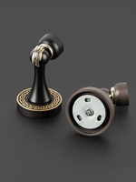 Butée de porte magnétique en laiton massif, style classique, design créatif, quincaillerie de porte intérieure, fabrication exquise, vente chaude
