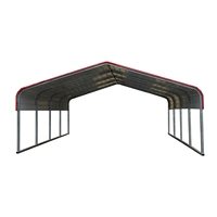 Abri de jardin moderne en acier SUIHE avec solution de projet complète pour garage ou villa