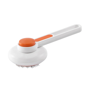 Cepillo de limpieza automático para perros de <span class=keywords><strong>pelo</strong></span> corto/<span class=keywords><strong>pelo</strong></span> largo, cepillo plano de acero inoxidable, cepillo de aseo para eliminar el <span class=keywords><strong>pelo</strong></span> caído - Product Image 2