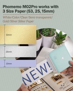 Vente chaude impression sans encre <span class=keywords><strong>Phomemo</strong></span> <span class=keywords><strong>M02</strong></span> <span class=keywords><strong>Pro</strong></span> Pocket Mini petite imprimante d'étiquettes thermiques sans fil portable - Product Image 2