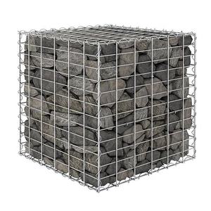 Mur de jardin/jardinière en gabion/cage en gabion soudée 1m x 1m x 1m boîtes en gabion cage en pierre pour mur de soutènement - Product Image 1
