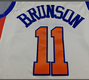 Nouveaux maillots de basket-ball cousus <span class=keywords><strong>pas</strong></span> chers 2026 – 11 Brunson, 32 Towns, 3 Hart, 33 Ewing - Product Image 5