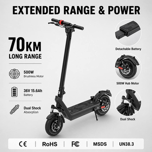 Scooter de Movilidad Plegable y Portátil con Autoequilibrio, Batería de 36V, 850W, Motor Dual, Venta al Por Mayor - Product Image 1