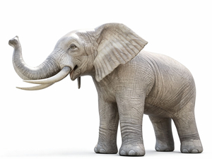 Modèle d'éléphant gonflable personnalisé OEM, décoration animale réaliste pour le carnaval - Product Image 5