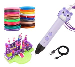 Bolígrafo 3D DIY de Baja Temperatura, Seguro para Niños, con Diseño Innovador de Animales - Product Image 1