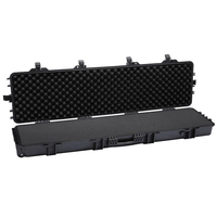 Assez long pistolet étui rigide boîte étui à pistolet avec positions de verrouillage TSA trou lumière presonus moniteur haut-parleur étui rigide benchmade