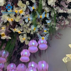 Lampes suspendues LED ANPU Lighting Lily of the Valley, changement de couleur RGB, indice de protection IP65, décoration de Noël pour l'extérieur/l'intérieur - Product Image 5