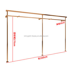 Negozio <span class=keywords><strong>di</strong></span> <span class=keywords><strong>abbigliamento</strong></span> all'ingrosso al dettaglio <span class=keywords><strong>abbigliamento</strong></span> da donna espositore per <span class=keywords><strong>abbigliamento</strong></span> oro rosa Boutique oro scaffale a muro per negozio <span class=keywords><strong>di</strong></span> <span class=keywords><strong>abbigliamento</strong></span> - Product Image 6