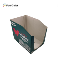 Vente en gros, étagère promotionnelle, emballage prêt à déchirer, boîte de présentation pliante en carton et papier de comptoir