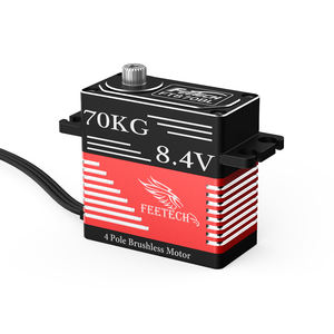 Servomoteur numérique sans balais Feetech FT870BL 7.4V 70kg étanche IP65 à engrenages en titane pour robot industriel, voiture RC, <span class=keywords><strong>bateau</strong></span>, bricolage et fabrication DIY - Product Image 1