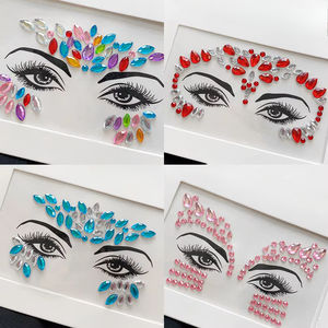 1 Pieza <span class=keywords><strong>de</strong></span> Adhesivos Faciales Brillantes y Coloridos en 3D con Forma <span class=keywords><strong>de</strong></span> Diamante <span class=keywords><strong>de</strong></span> Cristal <span class=keywords><strong>para</strong></span> Niñas, Adhesivos Temporales <span class=keywords><strong>de</strong></span> Papel <span class=keywords><strong>para</strong></span> Manualidades, Decoración con Piedras Preciosas Brillantes <span class=keywords><strong>para</strong></span> Fiestas - Product Image 2