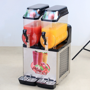 Sản xuất tại Trung Quốc Thương mại nước trái cây Ice nhanh chóng đóng băng bằng Cháo Margarita Dispenser đôi 2 Tank container 12 lít LT bên trong xoắn ốc ý - Product Image 2