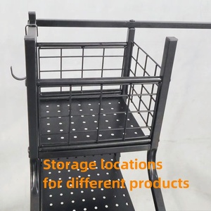 Expositor Metálico Multiusos para Garaje, Almacenamiento de Gorras y Bolsos de Golf, Organizador de Equipamiento Deportivo y Accesorios de Fitness - Product Image 4