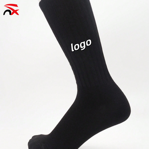 Chaussettes de bateau de sport <span class=keywords><strong>homme</strong></span> noir blanc de haute qualité Middling Respirant Sport Running Basketball Chaussettes longues - Product Image 6