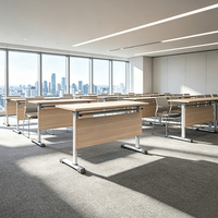 Meubles de bureau, bureau pliable, bureau pliable gain de place, tables de formation mobiles pour salles de conférence et salles de classe
