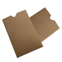 Empaque Ecológico Desechable y Reciclable de Papel Kraft para Cubiertos con Impresión de Logotipo y Pegatinas para Regalos, Velas y Manualidades
