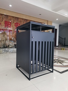 Hot Sale Galvanized Steel <strong>Garden</strong> <strong>Bin</strong> Store Dustbin Garbage Shed <strong>Bin</strong> Box <strong>Storage</strong> Shed Outdoor Dustin Box - Product Image 4