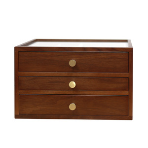 Scatola in Legno a 3 Livelli Personalizzata per <span class=keywords><strong>Gioielli</strong></span>, Cofanetto Portagioie in Legno con Cassetti e Scomparti - Product Image 4