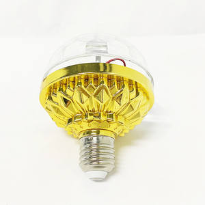 Lumière de scène disco rotative colorée E27, stroboscope <span class=keywords><strong>LED</strong></span>, boule DJ, <span class=keywords><strong>ampoule</strong></span> de fête colorée d'intérieur, lampe de danse, <span class=keywords><strong>effet</strong></span> d'éclairage de scène - Product Image 4
