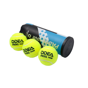 3 balles/boîte Odear Padel Ball en caoutchouc naturel, haute élasticité, durable, portable, pour entraînement en cage, vessie interne épaisse - Product Image 3